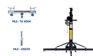 ML2 safely lifts your truss spans up to 6.5 metres!